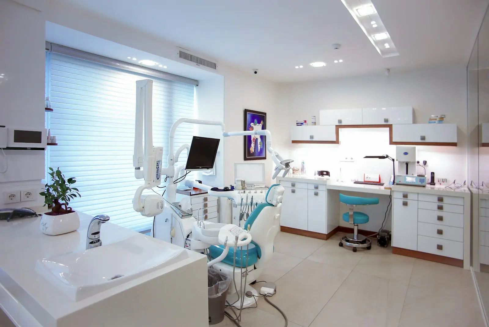 Modern medspa treatment room representing performance marketing for local service businesses